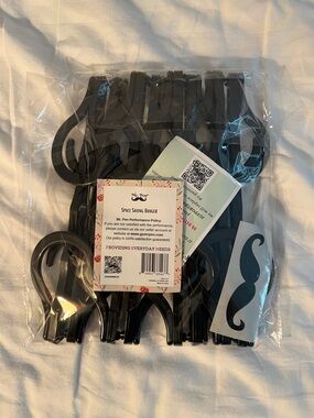 Black Space-Saving Hangers